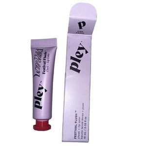 Pley Cream Blush Festival Flush Lip Cheek Tint Pink Agave Full Size New In Box